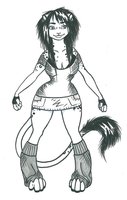 Fursona by Ihana - lioness, female, lion, snowleopard, fursona