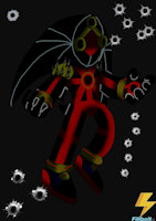 Agent Dairen by Filibolt - hedgehog, silver the hedgehog, male/solo, spilt personality, warsuit