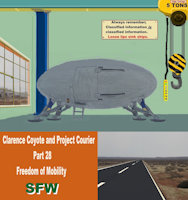 Clarence Coyote and Project Courier - Part 28 - SFW Version by moyomongoose - fox, cub, female, raccoon, wolf, male, lion, otter, coyote, summer, bobcat, wolverine, july, porcupine, kinkajou, cars, beetle, moth, tayra, time machine, cicada, coatimundi, irish setter, grocery store, new mexico, furclad, time travel machine, year 1960, the hop, doo wop, reckless driver