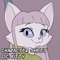 Character Sheet – Kitty (SFW) by foxyxxx - cub, cat, feline, female, character sheet, character reference