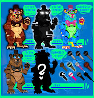 Freddy Fazbear [ original line ] by frillious - fanart, bear, digital, art, illustration, spirit, drawing, robot, ghost, sd, ursine, phantom, freddy, blacklight, character design, special delivery, animatronic, body horror, commissions open, help wanted, five nights at freddy's, fnaf, freddy fazbear, fazbear, eye horror, glamrock, fnaf help wanted, five nights at freddy's help wanted, blacklight freddy, glamrock freddy, ucn, ultimate custom night, fnaf ucn, fnaf ultimate custom night, hw, fnaf hw, fnaf sd, fnaf special delivery, five nights at freddy's special delivery
