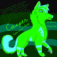 Casper Song by CrazyCorbeau - wolf, male, sad, singing