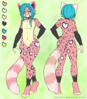 Blazie by Zabaniya - red panda, male, hybrid, leopard, femboi, cheetah, shizuworks, blaze, femboy, zabaniya, blazie
