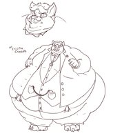 EricFox Creosote by SergeGamer - fox, male, fat, dressup, fat fur, slob