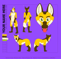 LongPaws WoofsAlot by LongPawsWoofsAlot - male, reference sheet, character sheet, sfw, manned wolf