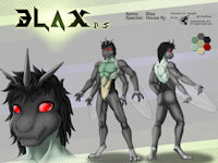 ref473/ Reference: Blax by darkgoose - male, commission, sheet, ref, insect, fly, darkgoose, reference, sfw, rs, house-fly