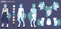 Shinju Ref Sheet by Vanillapuff - male, reference sheet, horse, equine, ref sheet, sailor, refsheet, referencesheet, equestrian