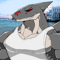 OC#65 - Hodor Quazimodo Finnigan by EngineGear - male, shark