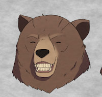 Sergei by imaninjer - male, bear, reference sheet, character sheet, fantasy, defender, shield, warhammer