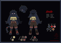 Character Sheet- Emile by Eoks - cabbit, male, emile
