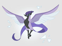 Winter the Hawk Godess of The North by Snowfirechakat - female, hawk, my little pony friendship is magic, fallout equestria