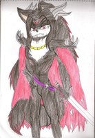 Abaddon the devilwolf *papá de Adan* by dante7ben1 - wolf, male, character sheet, fursona, infernal, devilwolf, abaddon the devilwolf