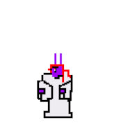 Prisma, my mascot by PrismaticRabbit - male, rabbit, nes, sprite