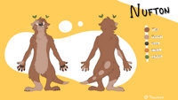 Refsheet - Nufton by Tischotter - male, otter, refsheet, vitiligo, nufton