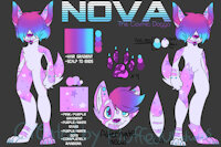 NOVA by FluffedUpStudios - dog, canine, anthro, space, fursona, cosmic, nova, doggo, nonbinary, anthro oc, anthrooc