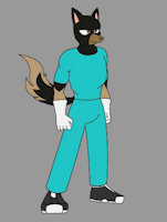 OC#80 - Axel Branson by EngineGear - male, doctor, german shepherd, original character