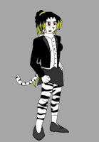 OC#74 - Luella Mortimer by EngineGear - female, white tiger, original character, tigeress