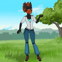 OC#82 - Gyla Vempes by EngineGear - female, doberman, oc, original character