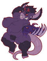 Suri Mutatio by RathMutatio - female, fat, monster, suri, shape shifter, body horror, suri mutatio