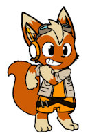 Dodger the space squirrel by DodgerSquirrel - male, squirrel, science fiction, red squirrel