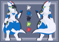 Harmony Siren by FlashMcCloud - female, sad, happy, angry, surprised, protogen