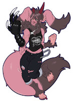 Ty Mutatio by RathMutatio - monster, fluffy, tall, skinny, intersex, ty, ty mutatio