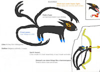 Fursona November SFW by NOVFOX13 - fox, male, tails, eyes, archery, bow, fursona, arrow, n/a