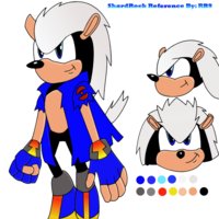 ShardRock Reference by RB9 - wolf, male, armadillo