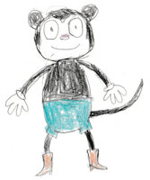 Percy Opossum by Prentis65 - male, gloves, shorts, cartoon, opossum, boots
