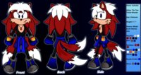 Ashedia Reference by RB9 - fox, male, armadillo, hedgehog, fusion
