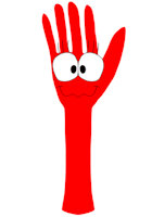 Red Clay Hand by RyanHo - female, clay, hand, clay hand