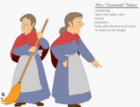 Mrs. Baker Personality Sheet by SweetCowLamb - female, human, barn, farm, tennessee, 1870s, settler, pioneer