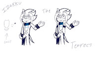 New Tenrecs boy by xXMezzXx - male, purple, blue, eyes, white, sonic fan character, tenrec, sonic oc, tenrecs