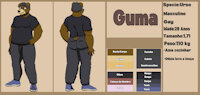 Guma by SirBear - male, bear, comission, reef sheet, digital media (artwork), guma