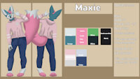 Maxie by SirBear - male, fennec, max, comission, maxie, reef sheet