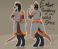 Goddess: Ember Reference by Driftingdragon - dragon, female, reference sheet, canine, art, fish, furry, artistic, fantasy, ref, kai, reference, ember, designs, drift, patron, patreon, driftingdragon, kaisama, firedesign