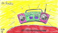 Inktober 2020 - 04 Radio by Gashren