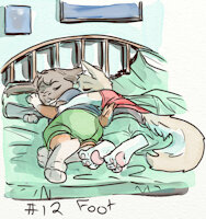 Kinktober Day 12 Feet by lavilovi