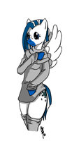 MLP OC: Winter Star by AnkhsPawAfterDark - star, female, anthro, snow, winter, pegasus, snowflake, cutie mark, mlp:fim, mlp fim, mlpfim
