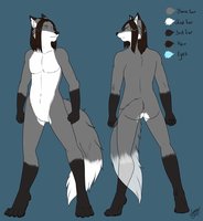 Weiss Ref by zelatoth - fox, male, grey