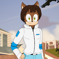 Joey The Hedgehog by Silverfantastic - male, hedgehog, posing, mobian, character reference, sonic fan character, sonic au, joey the hedgehog