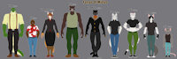 All The King's Men by Rutgerman95 - fox, cat, feline, tigress, female, male, bear, canine, panther, rat, alligator, coyote, city, reptile, vulpine, gang, rodent, criminals, grizzly, mole, azure, artic, line-up, angoran