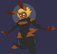 my main sona ploof by PloofArt - bunny, male, latex, bunny boy, latex suit