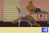 When Other Countries Air a "Radio Free America" Campaign "11/3" by moyomongoose - fox, male, usa, apartment, radio, static, israel, iron curtain, radio free america, communist block country, information supression