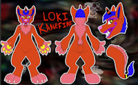 Loki KaneFire by CloudRipper - male, canine, icp, floofdog