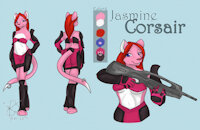 Spartan Corsair by CloudRipper - female, armor, spartan, halo, mousette