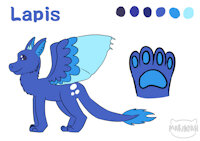 Lapis, the Dutch Angel Dragon by Marinyah - reference sheet, oc, neutral, reference, original character, original specie, dutchangeldragon