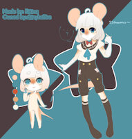 Christine Fluttertail by Harleking - cub, shota, male, mouse, crossdressing, femboy, crossdresser