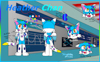 Heather reference by Netherkitty - wolf, male, character sheet, reference, arctic wolf, heather, character ref, character design, character concept