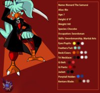 Rionard Reference 2012 by RB9 - male, chocobo, sly cooper